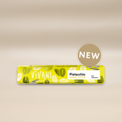 Vivani Ljus Choklad Pistacchio Dubai Style EKO 40g