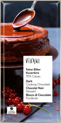 Vivani Mörk Choklad Bakning 70% EKO 150g