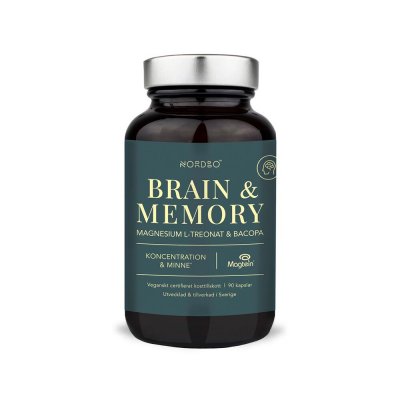 Nordbo Brain & Memory Magnesium 90 kapslar