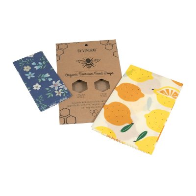 Venuray Bivaxduk Blommor & Citron 2-pack