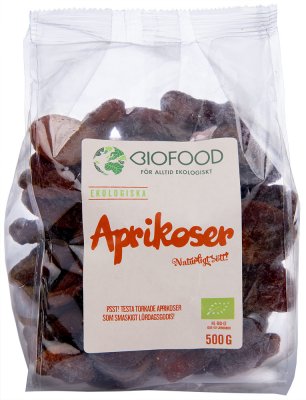 Biofood Aprikoser Eko 500g