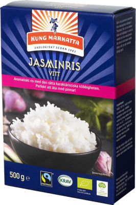 Kung Markatta Jasminris vitt eko 500g