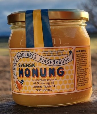 A&G Svensk Honung från Mälardalen 500 g