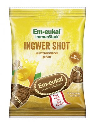 Em-eukal Ingefära Shot Fyllda Halstabletter 75g