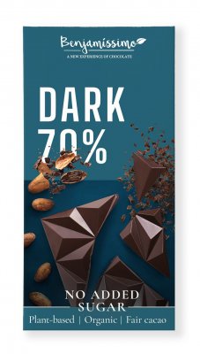 Benjamissimo Choklad Mörk 70% Sockerfri 60 g