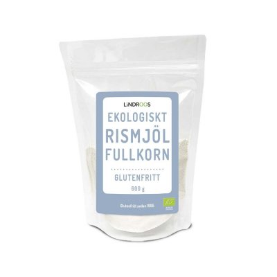 Lindroos Rismjöl Fullkorn 600g