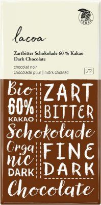 Lacoa Mörk Choklad 60% Eko 100g