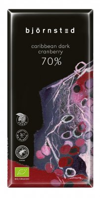 Björnsted Caribbean Dark Cranberry 70% 100g EKO