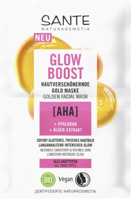 Sante Glow Boost Golden Facial Mask 2 x 4 ml