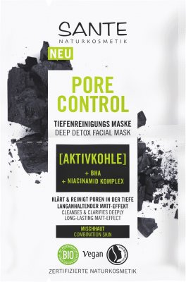Sante Pore Control Deep Detox Facial Mask 2 x 4 ml