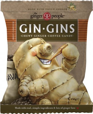 The Ginger People Gin Gins Ingefärsgodis Kaffe 150g