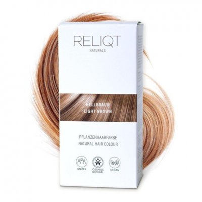 RELIQT Natural Hair Colour Light Brown 100g