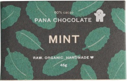 Pana Chocolate Raw Mörk 60% Mint Eko 45g
