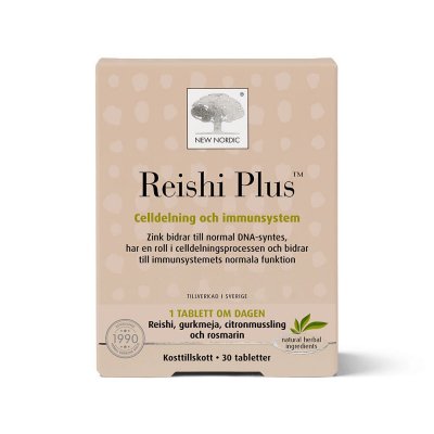 New Nordic Reishi Plus 30 tabletter