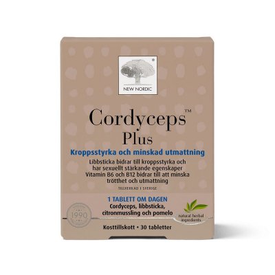 New Nordic Cordyceps Plus 30 tabletter
