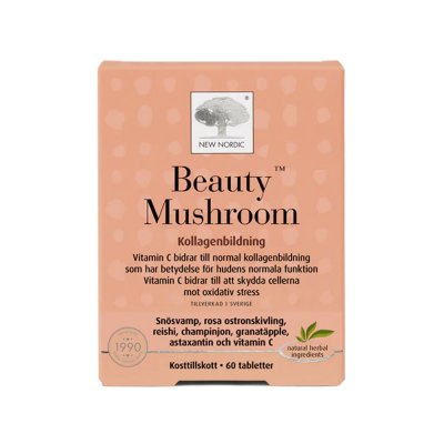 New Nordic Beauty Mushroom 60 tabletter