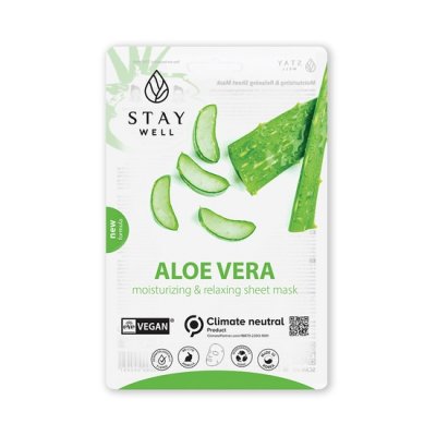 STAY WELL VEGAN SHEET MASK - ALOE