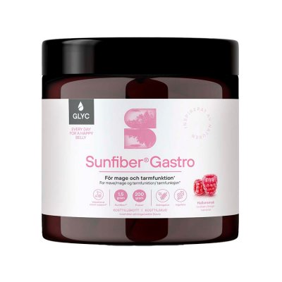 Glyc Sunfiber Gastro Hallon 200g
