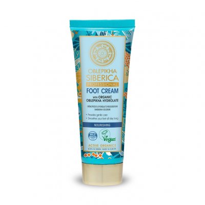 Natura Siberica Foot Cream with Organic Oblepikha Hydrolate 75ml