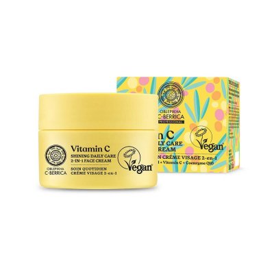 Natura Siberica OBLEPIKHA C-BERRICA Shining Daily Care 2-in-1 Face Cream 50ml