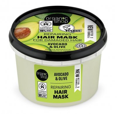 Organic Shop Hair Mask Avocado and Olive 250 ml