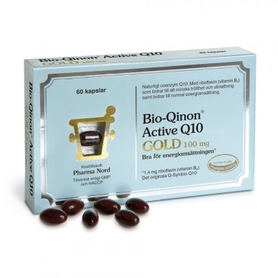 Pharma Nord Bio-Qinon Active Q10 Gold 100mg 60 kapslar