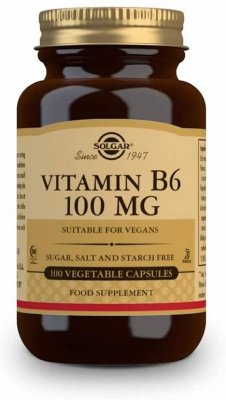 Solgar Vitamin B6 100 mg 100 kapslar