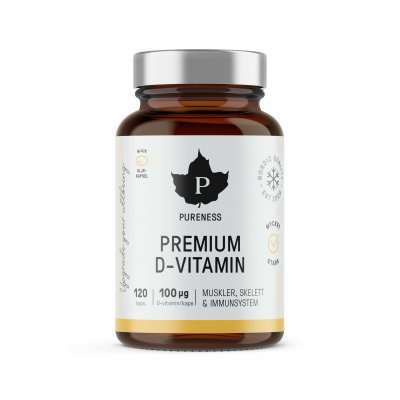 Pureness Premium D-vitamin 120 kapslar