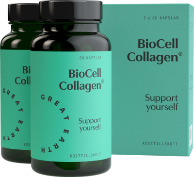 Great Earth Biocell Collagen Hyaluronsyra 60 kapslar 2-pack
