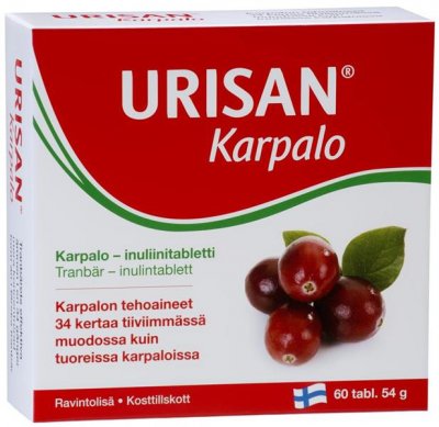 Urisan Tranbär-Inulin 60 tabletter