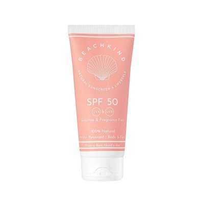 Beachkind Sunscreen sensitive fragrance free SPF50 100ml