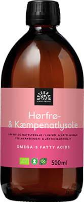 Urtekram Linfrö- och Nattljusolja Eko 500 ml