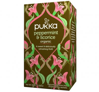 Pukka Peppermint & Licorice Eko 20 tepåsar