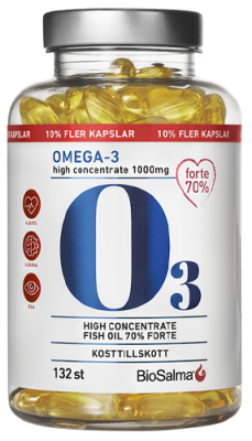 BioSalma Omega3 Forte 70% 1000 mg 132 kapslar