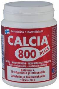 Biosan Calcia 800 Plus 140 tabletter