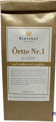 Svenska Bioteket Ört & Hälsote nr 1 Allmänt 70g