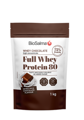 BioSalma Full Whey Protein 80 Rich Chocolate 1 kg