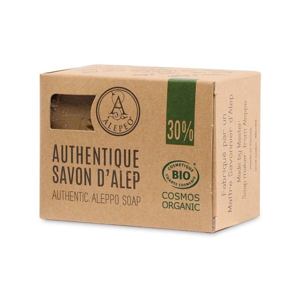 Alepeo Aleppotvål 30% Lagerolja 200g
