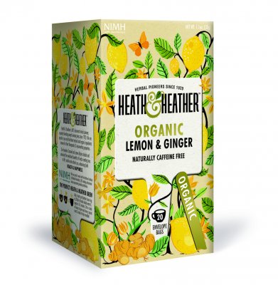 Heath & Heather Lemon & Ginger Eko 20p