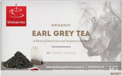 Khoisan Tea Earl Grey EKO 20 tepåsar