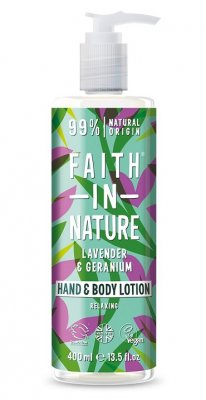 Faith in Nature Lavendel & Geranium Hudlotion 400ml