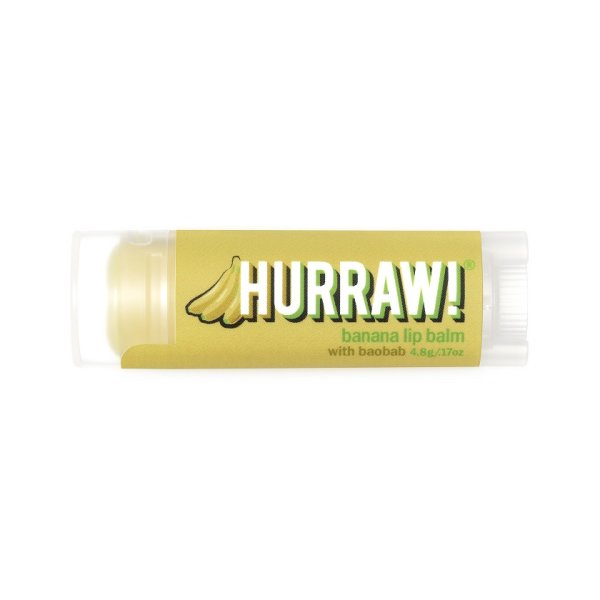 Hurraw Baobab Banana Lip Balm 4,3g