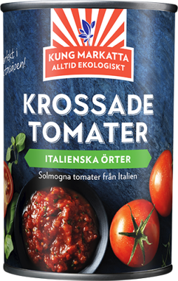 Kung Markatta Krossade Tomater Italienska Örter 400g EKO