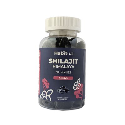 Habitual Shilajit Gummies Acaibär 60st