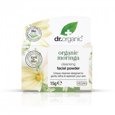 Dr.Organic Moringa Ansiktspuder Rengörande 15 g