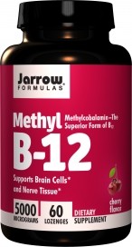 Jarrow B-12 5000mcg Methyl 60 tuggtabletter