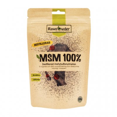 Rawpowder MSM Destillerad 250 g