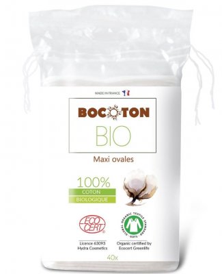 Bocoton Bomullsovaler Eko/Fairtrade 40 st