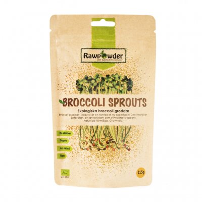 Rawpowder Broccoligroddar Eko 115 g