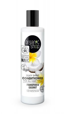 Organic Shop Balsam Silky Shine alla hårtyper 280 ml